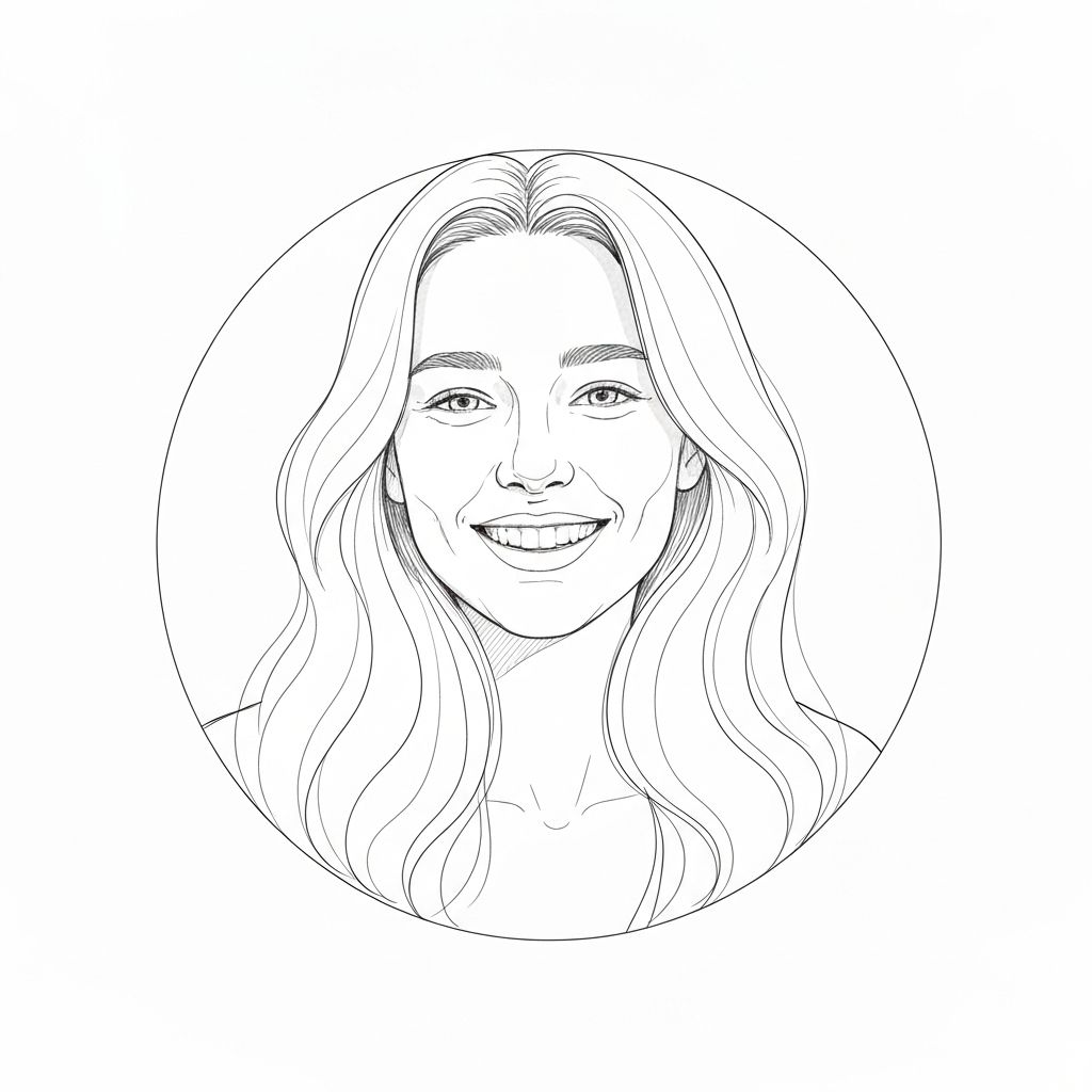 Ritratto a matita di Giulia Rinaldi